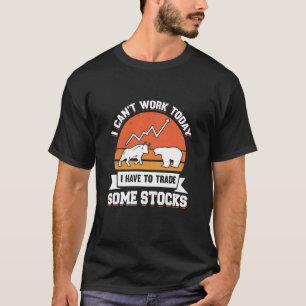 Camiseta Mercado de ações Capitais Dia Transações Comerciai