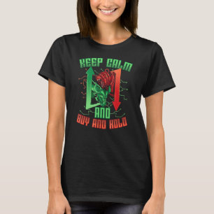 Camiseta Mercado De Ações De comprar E De Retenção, Bull Vs