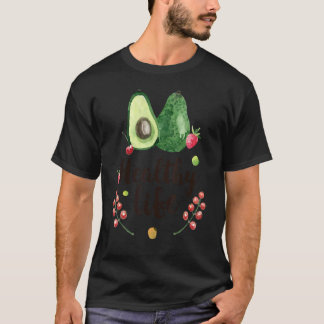Camiseta Mercado de Agricultores Vegetarianos Abacate Vegan