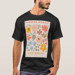 Camiseta Mercado de Flores Amsterdã