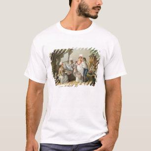 Camiseta Mercado de linho, Roseau, Dominica, c.1780 (o óle