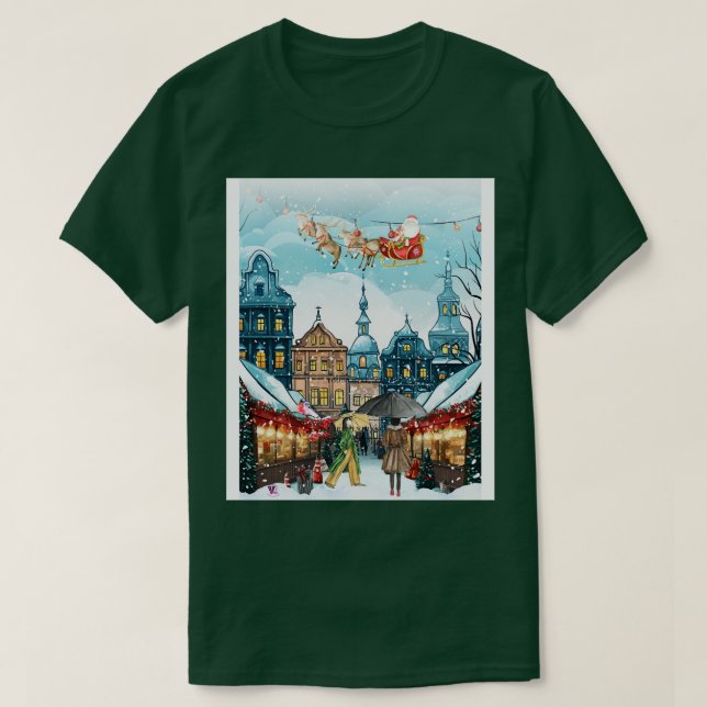 Camiseta Mercado de Natal (Frente do Design)