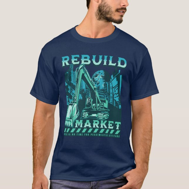 Camiseta Mercado de reconstrução (Frente)