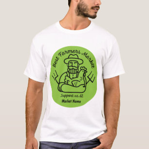Camiseta Mercado dos agricultores locais