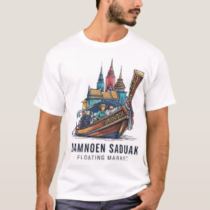 CAMISETA MERCADO FLUTUANTE DE BANGUECOQUE