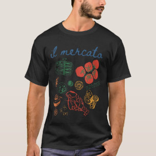 Camiseta Mercado Italiano Sardinhas Peixe Entinado Tomate G