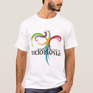 Camiseta mercadoria de Indonésia