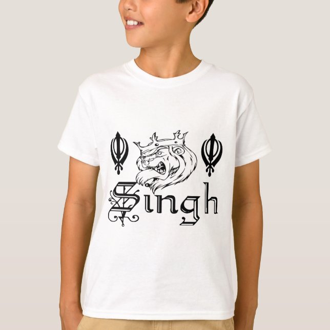 Camiseta Mercadoria de Khalsa do sikh de Khanda do Punjabi (Frente)