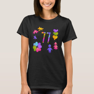 Camiseta Mercadoria de Puzzle de Conscientização do Autismo