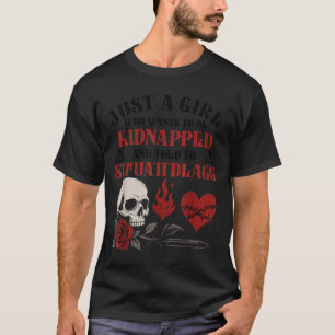 Camiseta Mercadoria de romance sombrio para mulheres stfuat