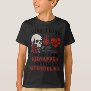 Camiseta Mercadoria de romance sombrio para mulheres stfuat