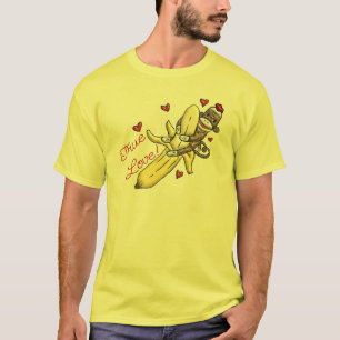 Camiseta Mercadoria dos namorados do macaco da peúga