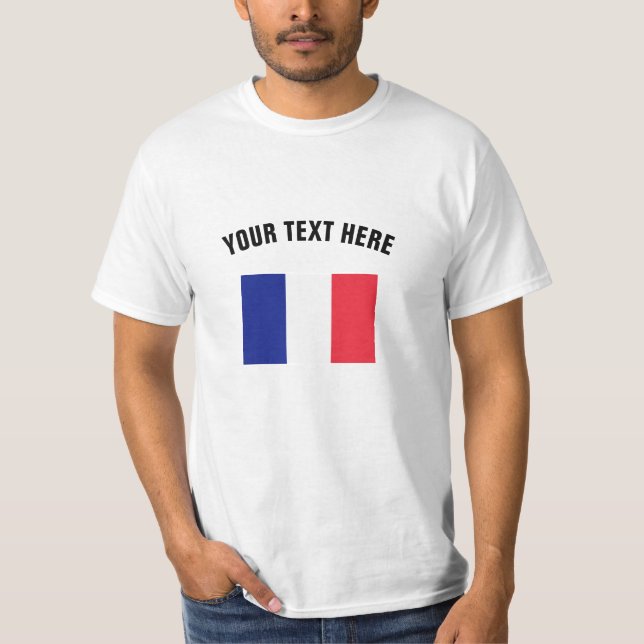 Camiseta Mercadoria feita sob encomenda francesa das (Frente)