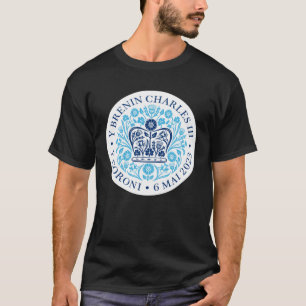 Camiseta Mercadorias da Coroação dos Reis 2023 Emblema Galê