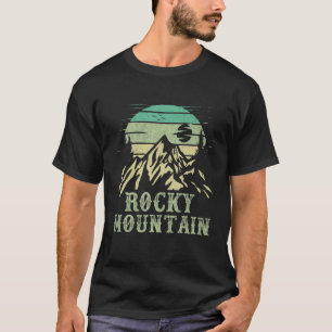 Camiseta Mercadorias do Parque Nacional das Montanhas Rocho