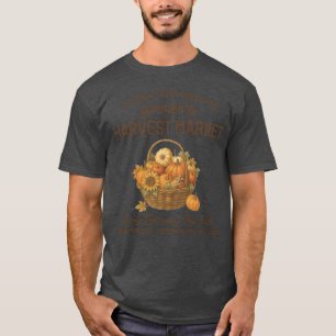 Camiseta Mercadorias Sazonais E Delícias Feira Da Colheita