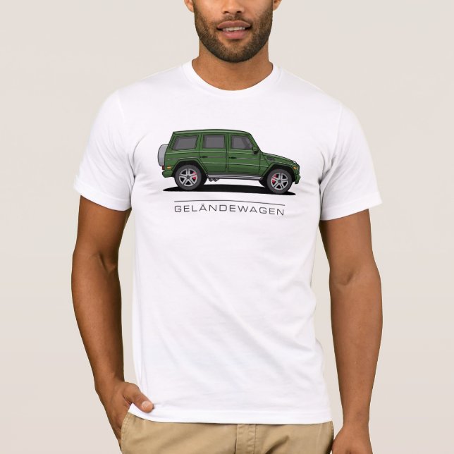Camiseta Mercedes Benz 4x4 SUV Luxury Car G Wagon (Frente)