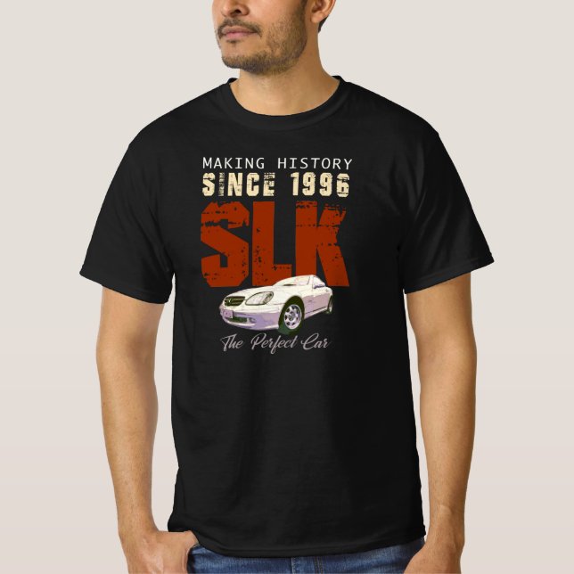 Camiseta Mercedes Benz SLK R170 - Geschichte Seit 1996 (Frente)