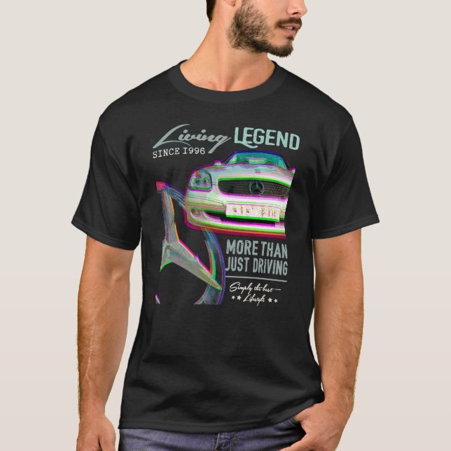 Camiseta Mercedes SLK - Living Legend. More than just drivi (Frente)