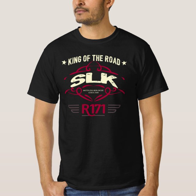 Camiseta Mercedes SLK R171 - King of the Road (Frente)