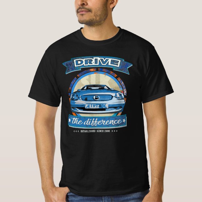 Camiseta Mercedes SLK R 170 - Drive the difference (Frente)