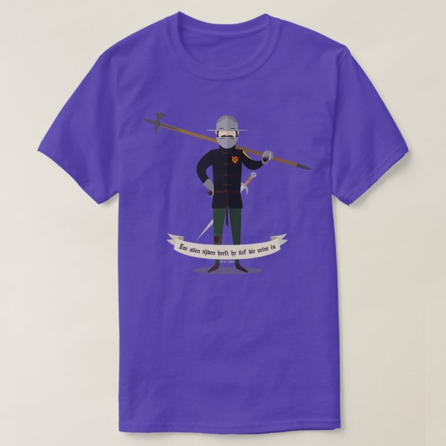 Camiseta Mercenário medieval 1 (Frente do Design)