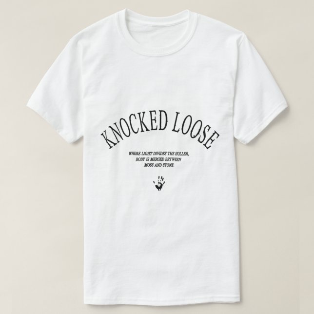 Camiseta Merch Loose Mortal Onde A Luz Se Divide (Frente do Design)