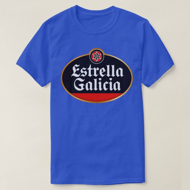 Camiseta Merch Original Estrella Galicia classifica (Frente do Design)