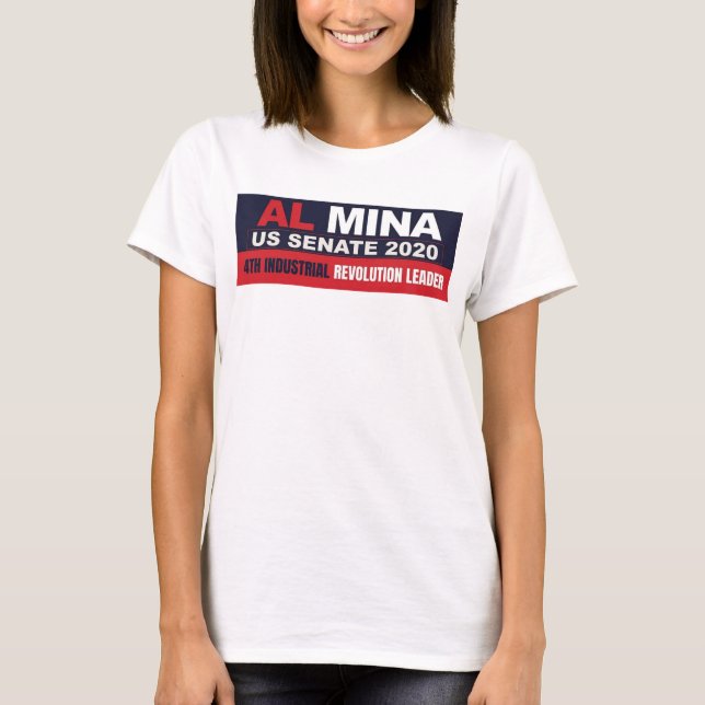 Camiseta Merchandise do Senado Al Mina dos EUA (Frente)