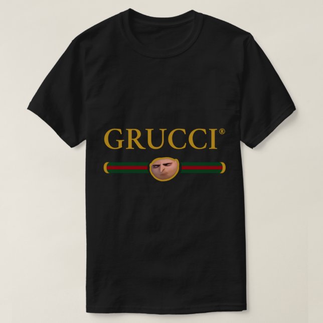 Camiseta Merchandise Grucci Essencial de Melhor Venda (Frente do Design)