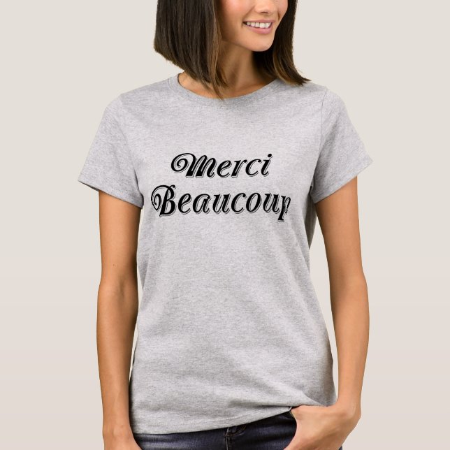 Camiseta Merci Beaucoup T-Shirt Tumblr (Frente)