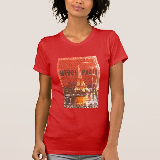 Camiseta Merci paris,style summer fashion (Frente)