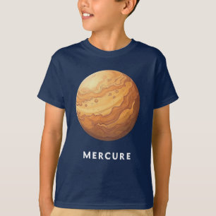 Camiseta Mercure / Mercúrio - Camisa-T Planeta Clássica