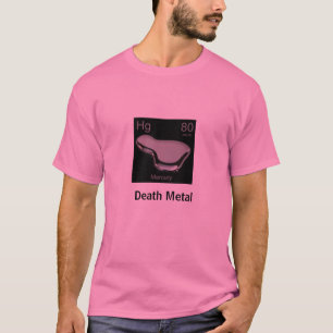 Camiseta mercúrio, metal da morte