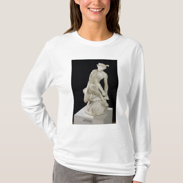 Camiseta Mercury que une suas sandálias voadas, 1744 (Frente)