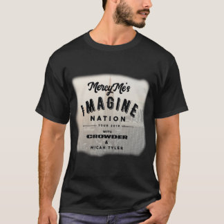 CAMISETA MERCYME COM PARTE DIANTEIRA DA EXCURSÃO 2019 DE
