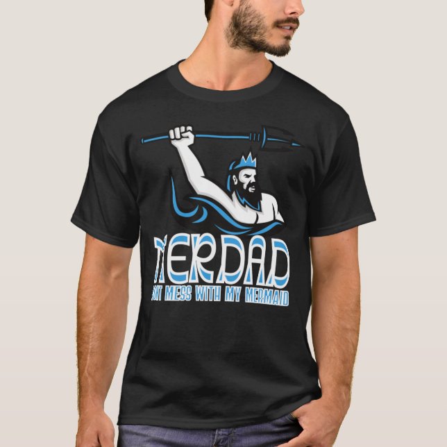 Camiseta Merdad Não Mete Com Minha Sereia  (Frente)