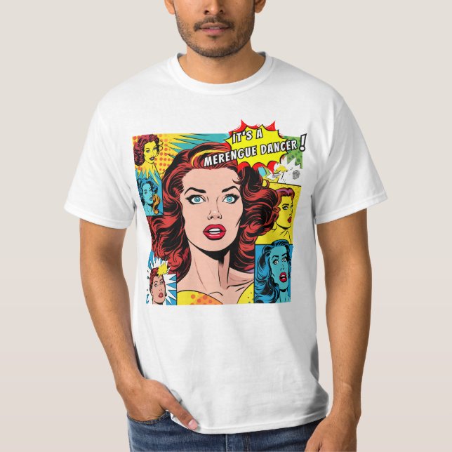 Camiseta Merengue Dancer: É um Dançarino da Merengue (Frente)