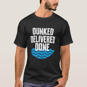 Camiseta Mergulhado Entregue Feito Batismo Cristão