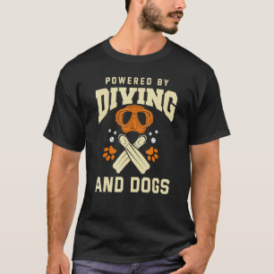Camiseta Mergulhador Cão Scuba Merging Diver