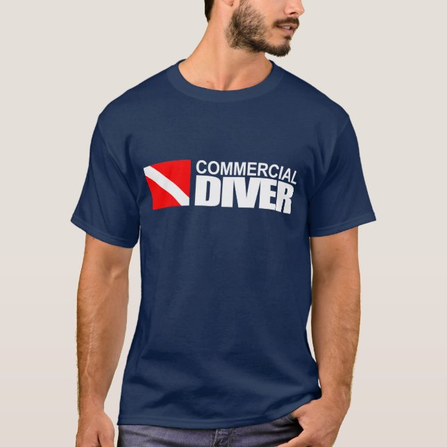 Camiseta Mergulhador Comercial (Frente)