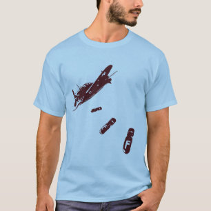 Camiseta Mergulhador da F-Bomba (marrom)