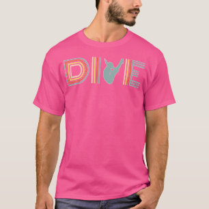 Camiseta Mergulhador De 90S, Nascer Para Mergulhar Meninas