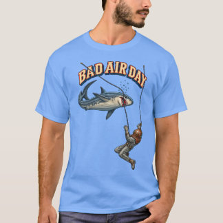Camiseta Mergulhador de capacete vintage e um grande tubarã