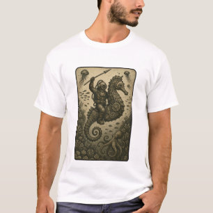 Camiseta Mergulhador De Cavalo Do Mar De Vapor