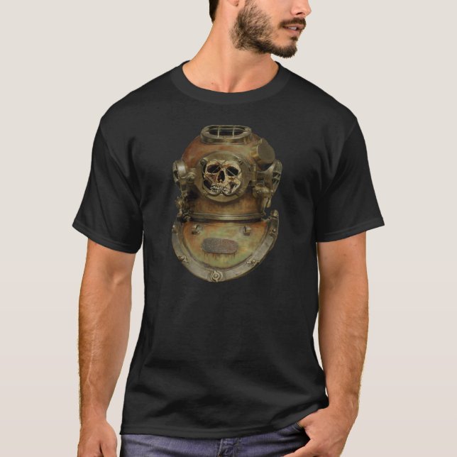 Camiseta Mergulhador de Crânio (Frente)