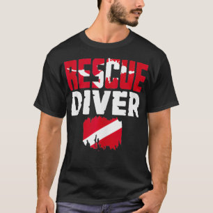 Camiseta Mergulhador de Emergência Certificada Scuba Divers
