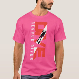 Camiseta Mergulhador De Emergência Scuba Para Instrutores D