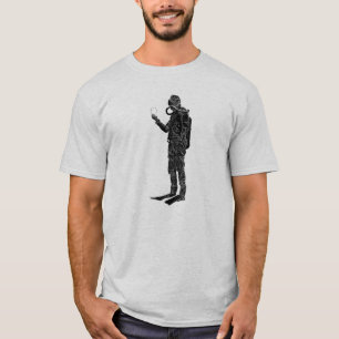 Camiseta Mergulhador de MERGULHADOR do vintage com o