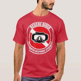 Camiseta Mergulhador de resgate de presente Scuba T